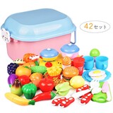  ワゴン付き！おままごと42点セット