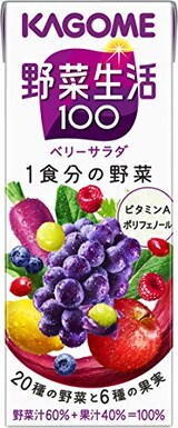  野菜生活100 ベリーサラダ 200ml×24本