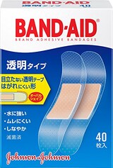 BAND-AID救急絆創膏　透明タイプ