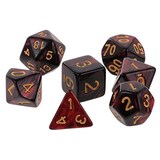  二色多面体ダイスセット　7種