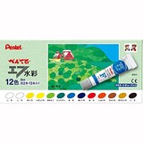  エフ水彩12色 白2本入