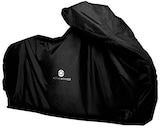 バイクカバー 丈夫な厚手生地 撥水 UVカット 風飛び防止 鍵穴付