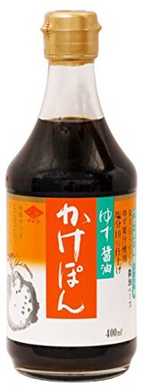  ゆず醤油かけぽん 400ml 瓶