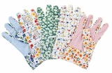  カラフル園芸手袋5双組