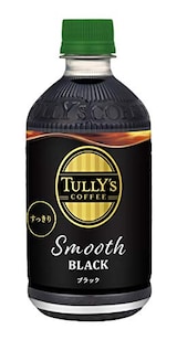  TULLY'S COFFEE Smooth BLACK 500ml ×24本