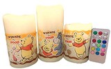  ディズニー　プーさん柄　キャンドルライト
