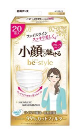  小顔マスク プリーツタイプ ふつうサイズ 20枚入り