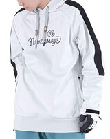  ボンディングパーカー 白