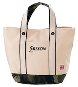  SRIXON 帆布ラウンドトートバッグ カモ柄