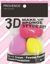  3Dメイクアップスポンジ3タイプセット