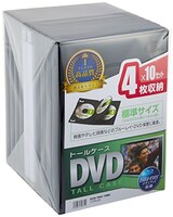  DVDトールケース 4枚収納×10