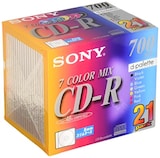  CD-Rメディア 5mmケース 21枚