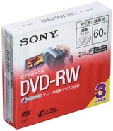  ビデオカメラ用DVD-RW（8cm）