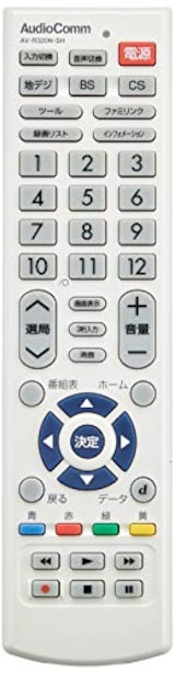  シャープ アクオス用 TVリモコン