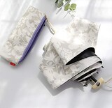  折りたたみ傘　花柄模様