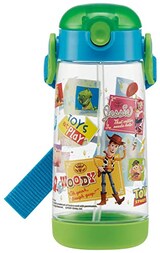  スケーター 子供用 水筒 クリアボトル ストロー付き トイ・ストーリー 