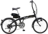  折りたたみ電動アシスト自転車 20インチ シマノ製外装6段式変速ギア