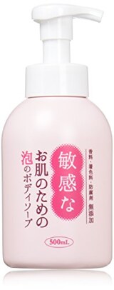  敏感なお肌のための泡のボディソープ