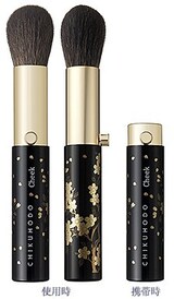  熊野筆(化粧筆) 蒔絵シリーズ チークブラシ