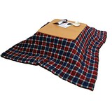  こたつ羽毛布団カバー スクエア チェック柄マイクロファイバー