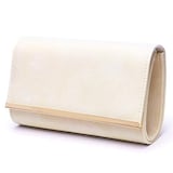  マットレザー パーティーバッグ クラッチバッグ