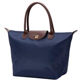  マチ付きナイロンハンドバッグ　防水 ・ファスナー付き 