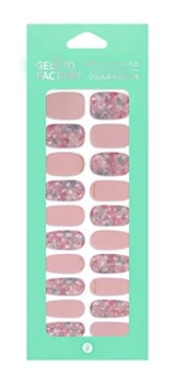  ネイルシール ピンクパープルアコヤ貝