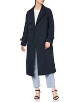コットンライクロングトレンチコート