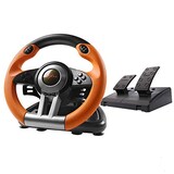  PCレーシングホイール ステアリングコントローラー ペダル付き180°