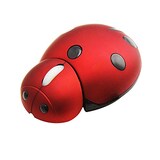  ワイヤレスマウス　てんとう虫の形