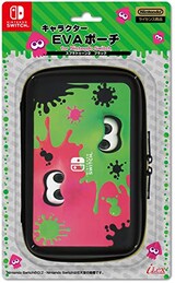  SWITCH用キャラクターEVAポーチforニンテンドーSWITCH『スプラトゥーン2（ブラック）』