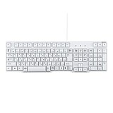  USBキーボード（ホワイト）