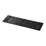  折りたたみ Bluetooth ワイヤレスキーボード ブラック