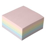  ブロックメモ 5色パステル 