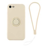  iPhone(SE第2世代)/8/7 シリコン リング付き iPhoneケース