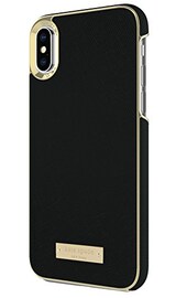 iPhone X ラップケース サフィアーノ・レザー（ブラック）