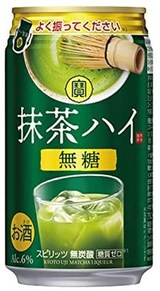  寶 抹茶ハイ 無糖　350ml缶×2ケース（全48本）