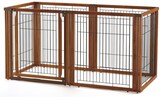  木製3WAYサークル 6面90H ブラウン