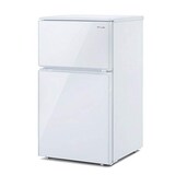  ガラス扉冷蔵庫 90L