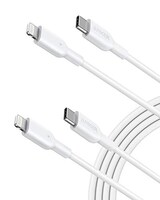  USB C - Lightningケーブル [6フィート 2本パック] Powerline II