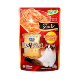  三ツ星グルメジュレ まぐろかつおにサーモン添え