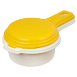  レンジでふわとろ半熟たまご