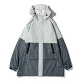  ウォータープルーフ カラーブロックジャケット