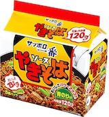  サッポロ一番 ソースやきそば 120g×5食入×6個