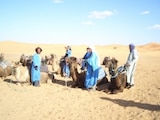 モロッコ メズルーガの砂漠