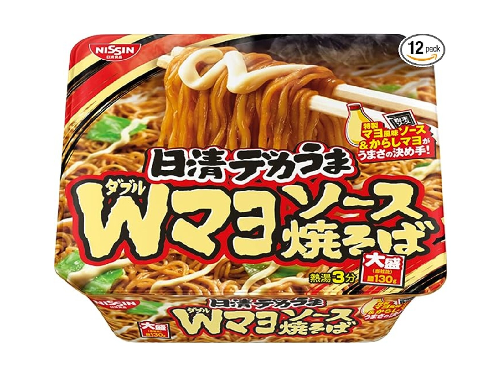 デカうま Wマヨソース焼そば