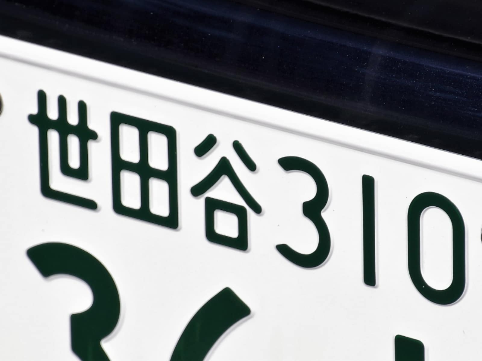 ナンバープレートでかっこいいと思う東京都の地名ランキング