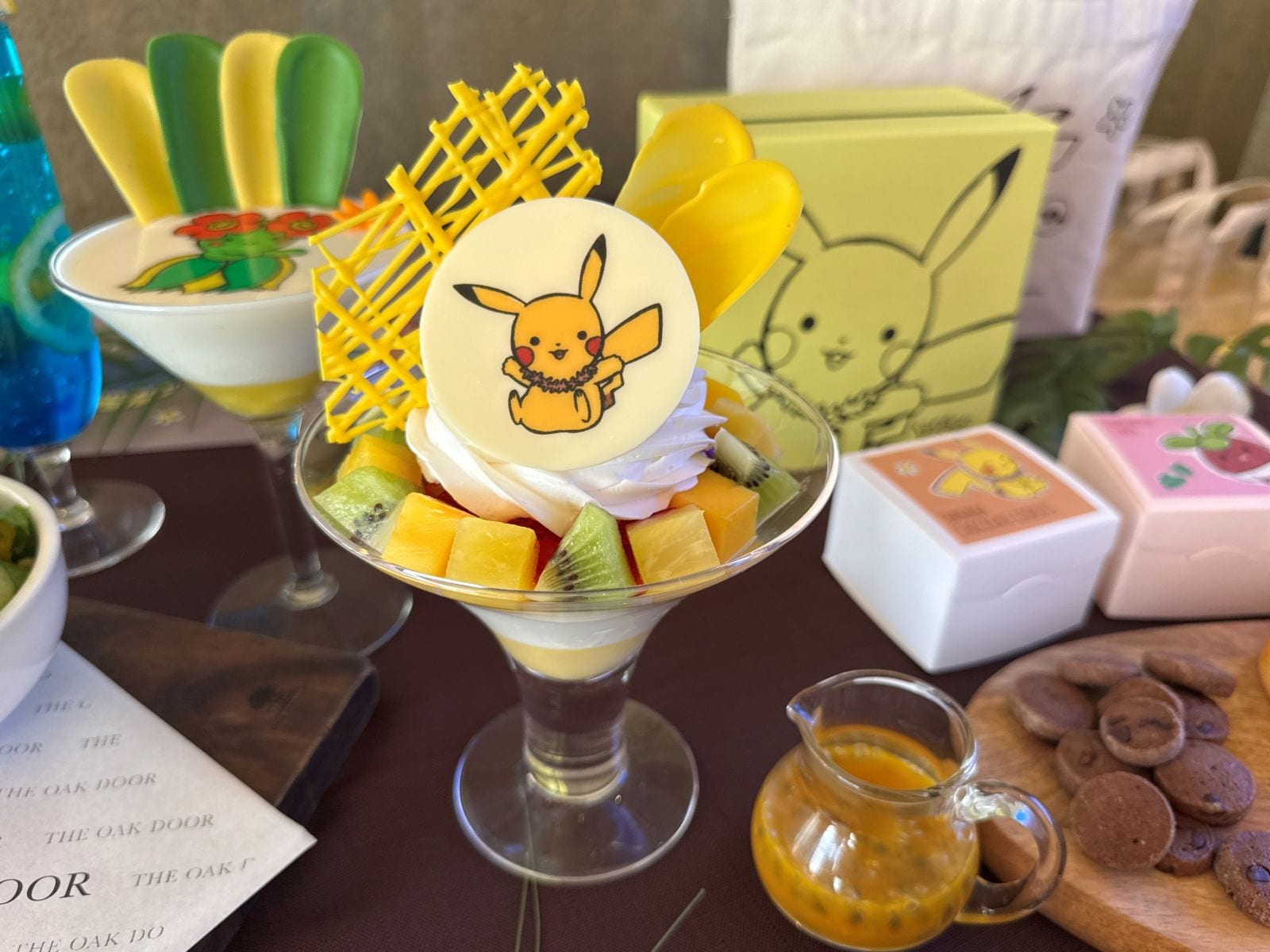 「ピカチュウのヨーグルトジェラートパフェ」