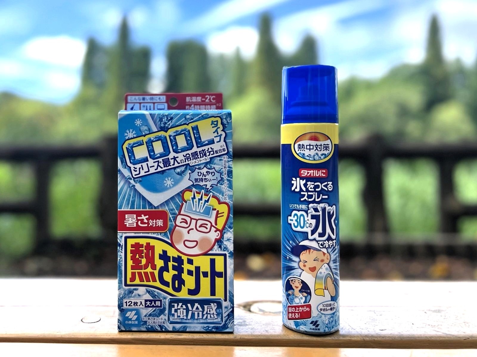 「熱さまシート」と「タオルに氷をつくるスプレー」の最強に冷えるあわせ技が話題に（All About ニュース編集部撮影）