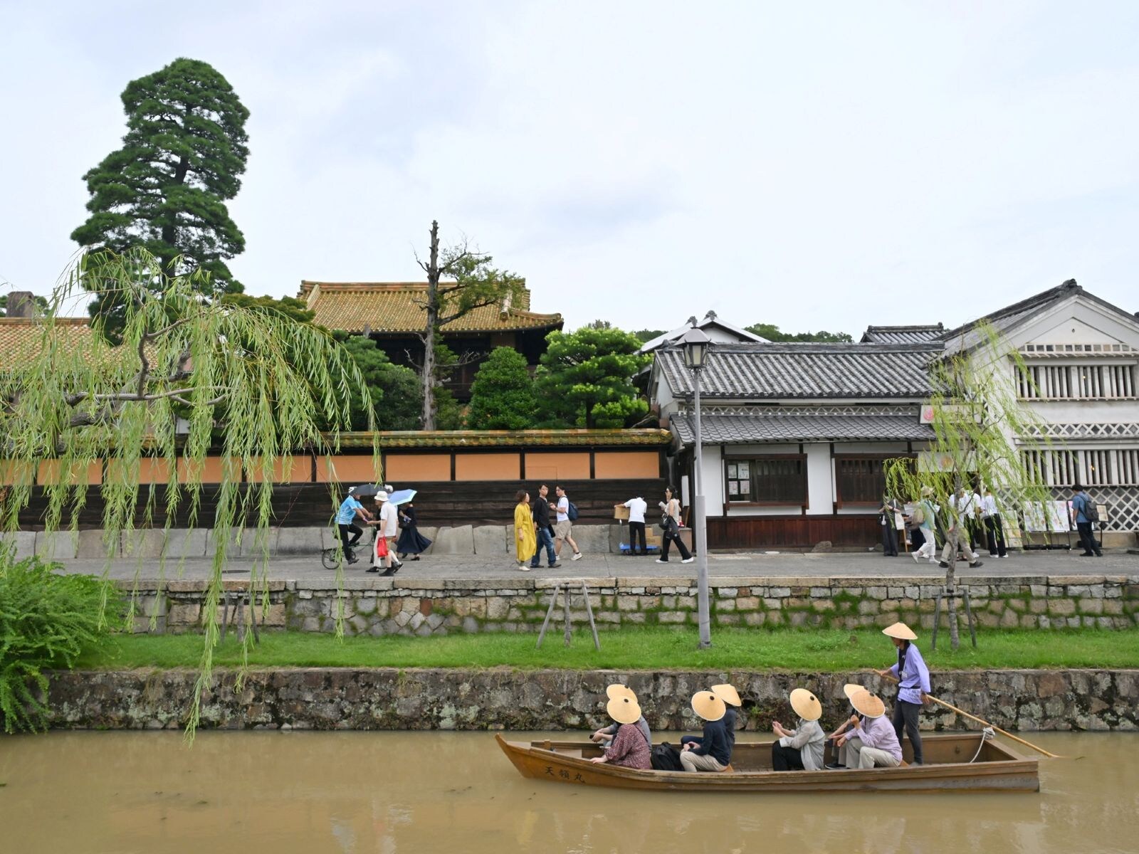 岡山・倉敷の美観地区。台湾や韓国、欧米などからの外国人旅行客も多く見られた（2025年9月）※画像は筆者撮影